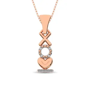 10K White Gold Diamond Accent Fashion Pendant