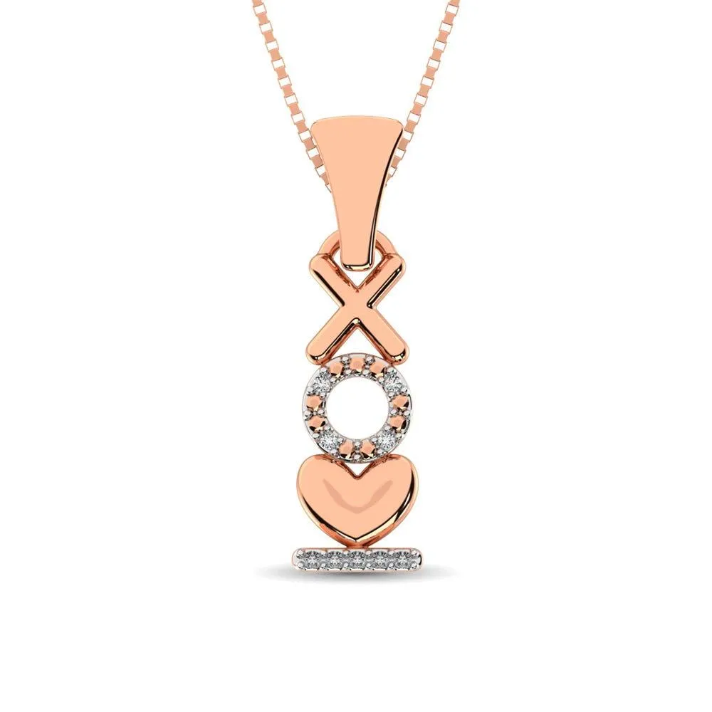 10K White Gold Diamond Accent Fashion Pendant