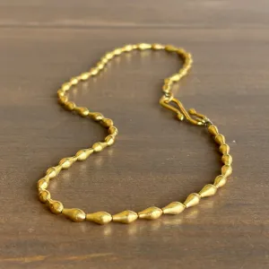 20k Gold Pod Necklace