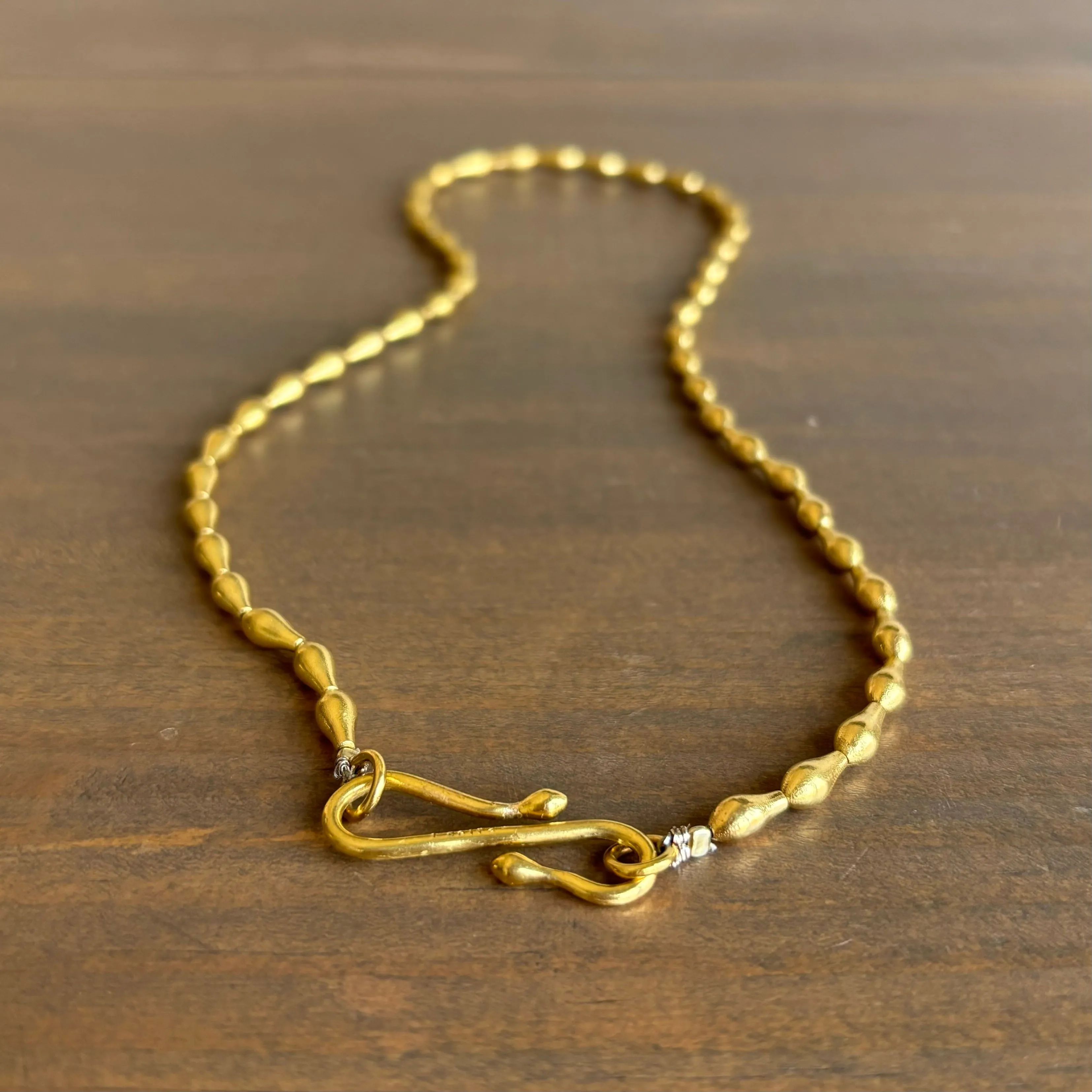 20k Gold Pod Necklace