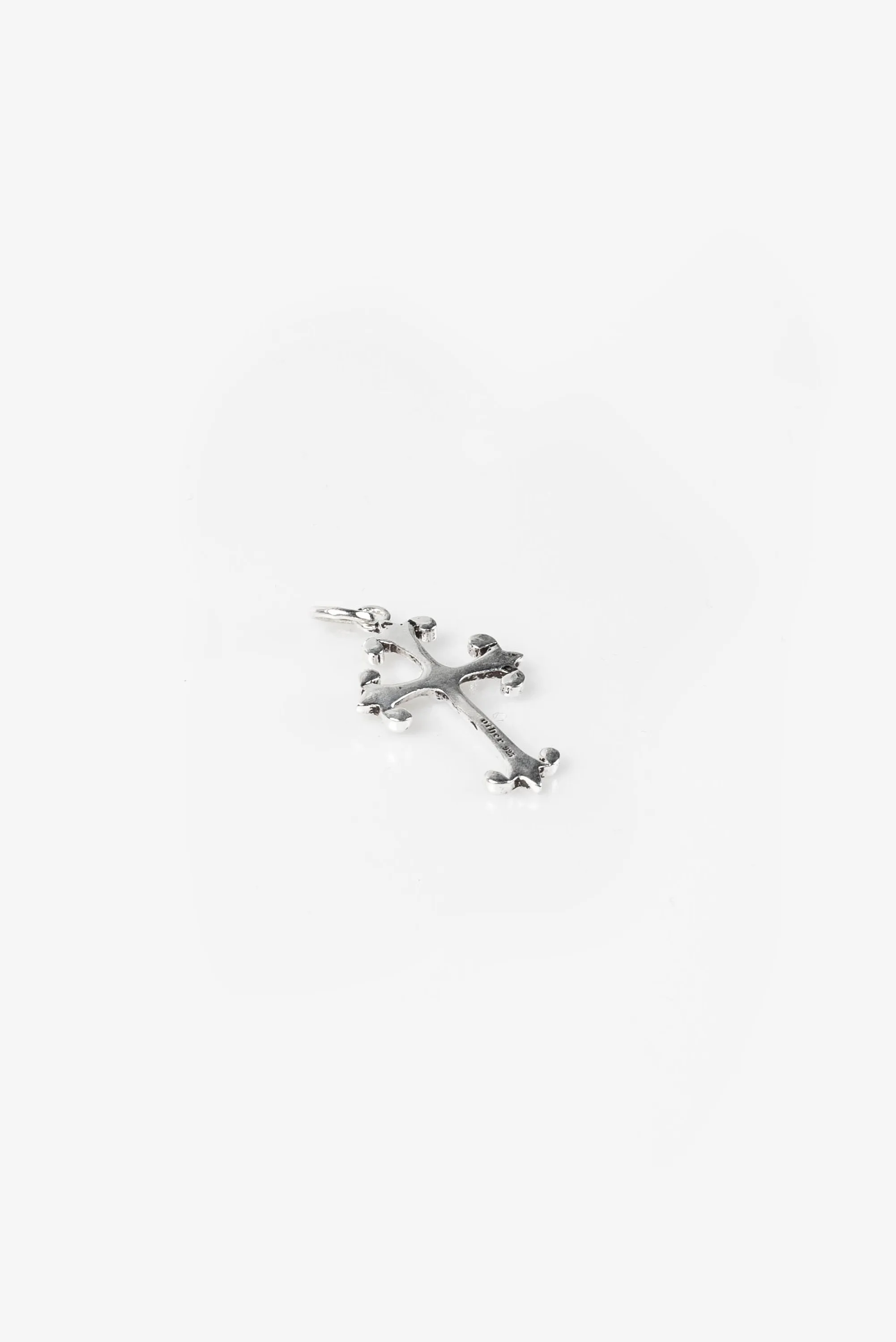 .925 Ornate Cross Necklace | Silver