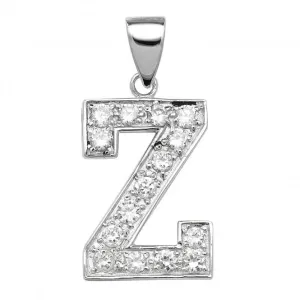 Acotis Silver Pendant Zirconia Initial G6127/Z