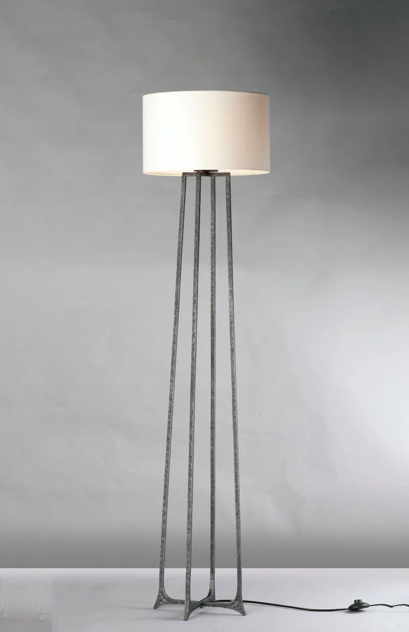 Anvil 64" Floor Lamp in Natural Iron