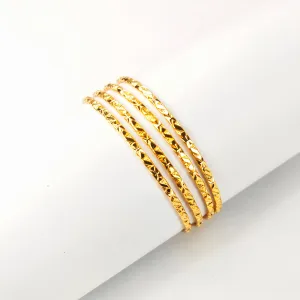 Asp daily wear gold plated bangles