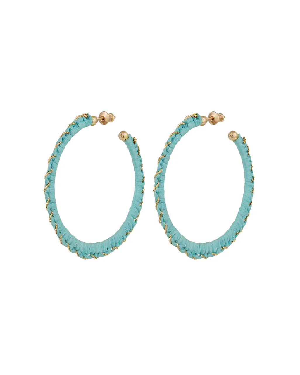 Bako Hoop Earrings (Turquoise)