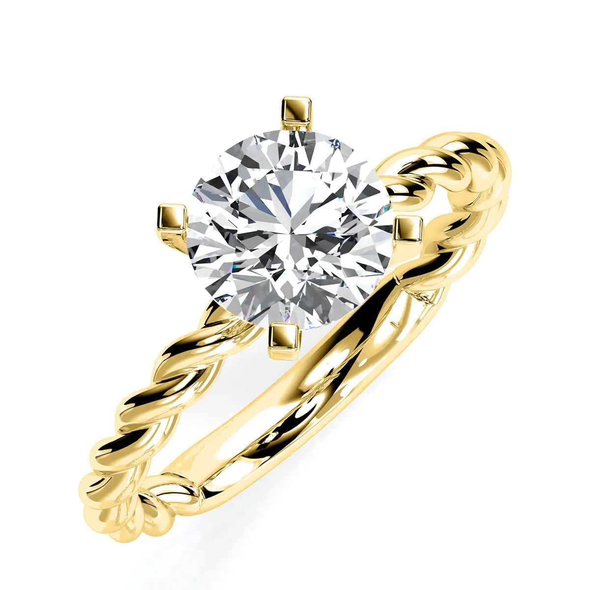 Balsam - Round Moissanite Engagement Ring