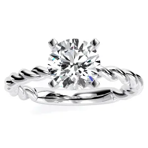 Balsam - Round Moissanite Engagement Ring