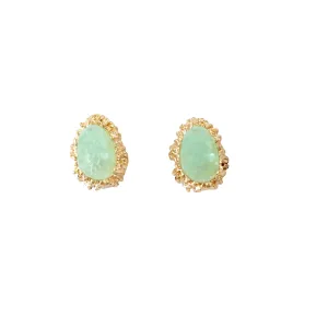 Belle Mint Druzy Earrings