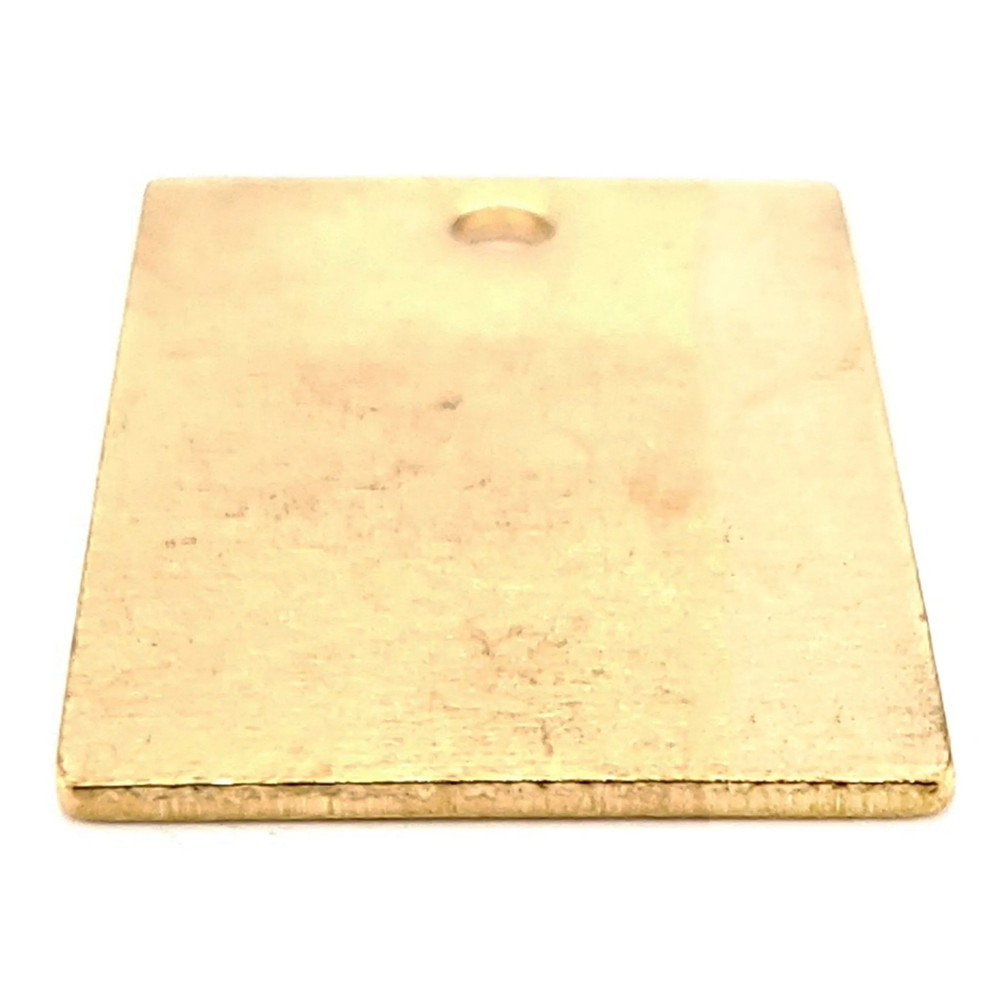 Brass Blank Vertical Rectangle Pendant / SBB0221