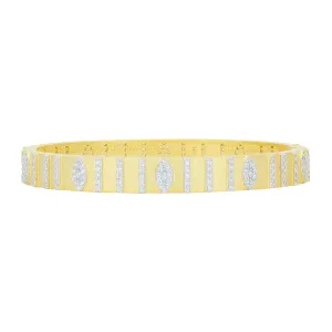 Brooklyn In Bloom Wide Hinge Bangle