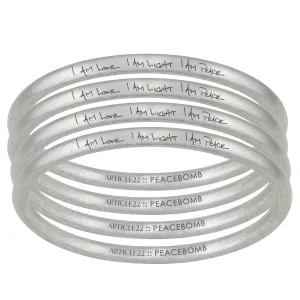 BUNDLE - I AM LOVE, I AM LIGHT, I AM PEACE BANGLE