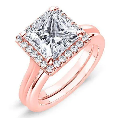 Callalily - Princess Moissanite Engagement Ring