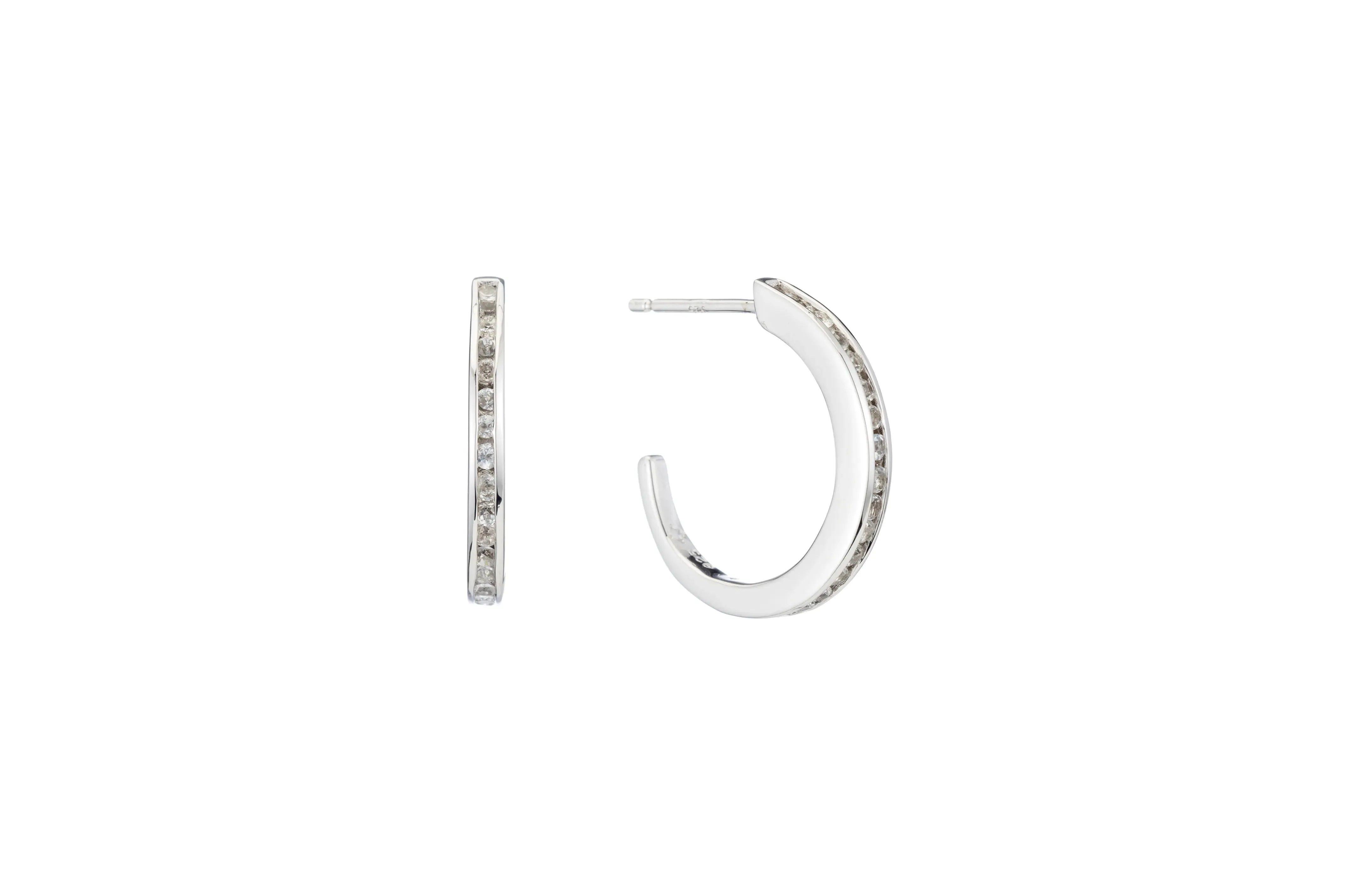 Channel Hoop Earring