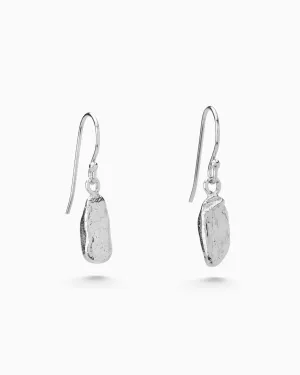 Classic Ingot Drop Earrings | Silver