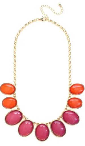 Colorblock Jewels- Pink