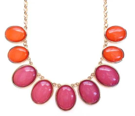 Colorblock Jewels- Pink