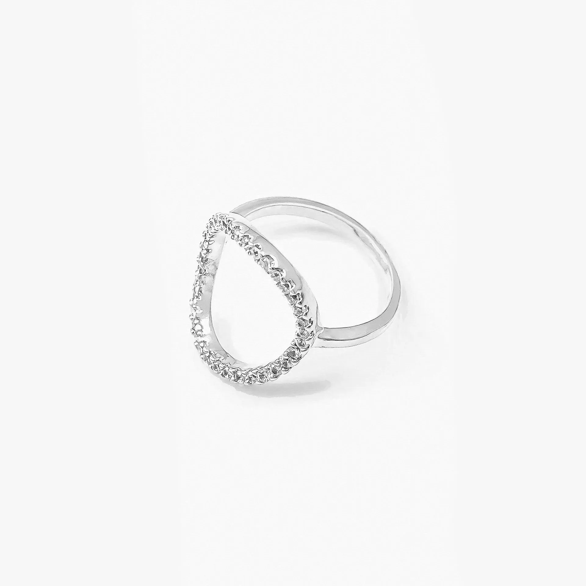 Crystal Hole Statement Ring