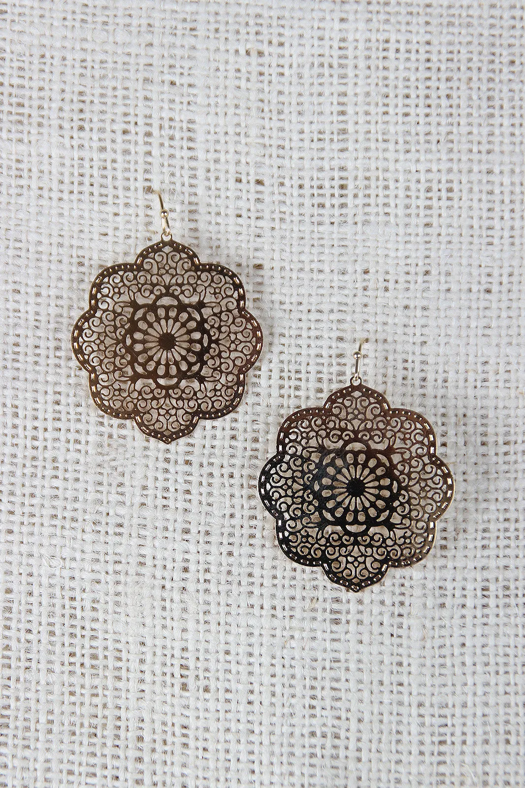 Delicate Dangle Mandala Earrings