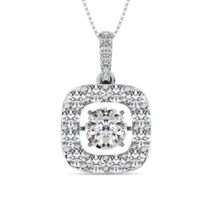 Diamond 1 3/8 ct tw Fashion Pendant  in 14K White Gold