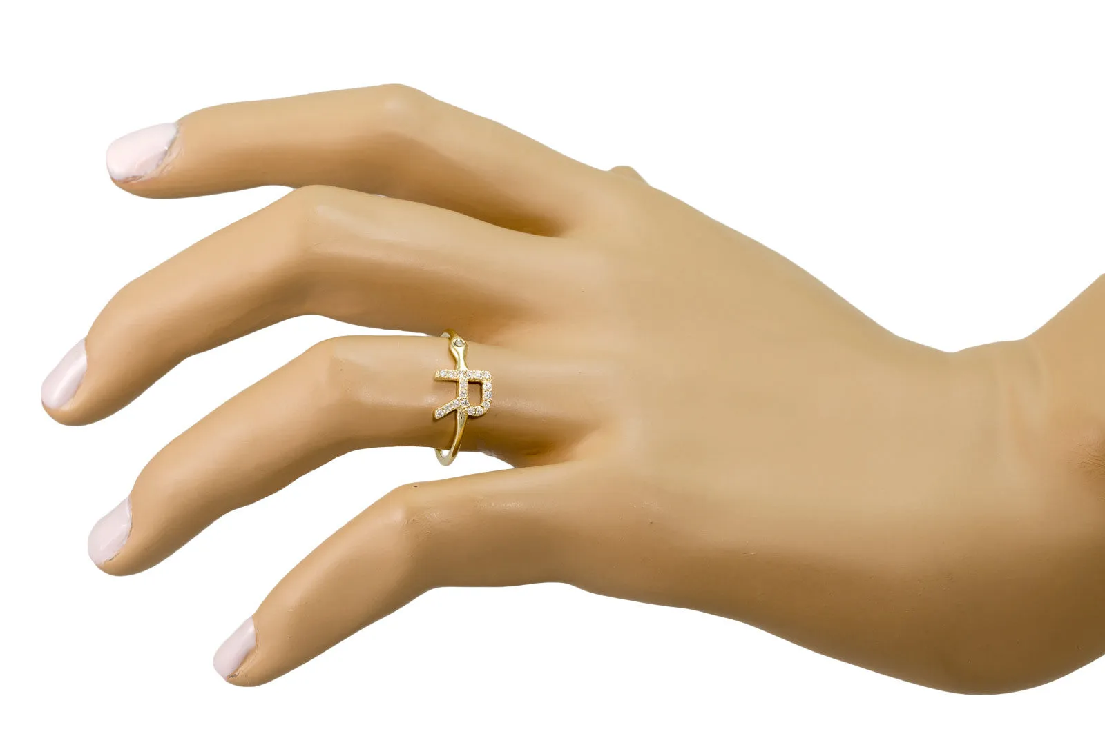 Diamond Initial Ring