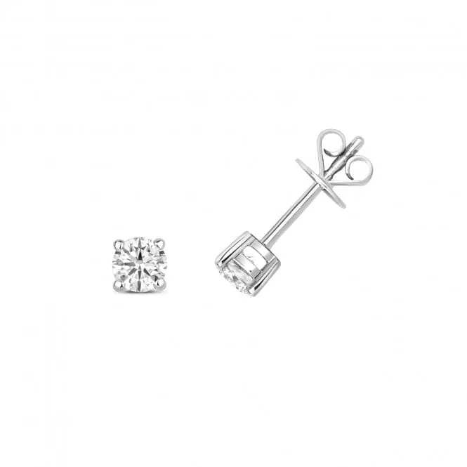 Diamond Jewellery 9ct White Gold Diamond Studs ED197W