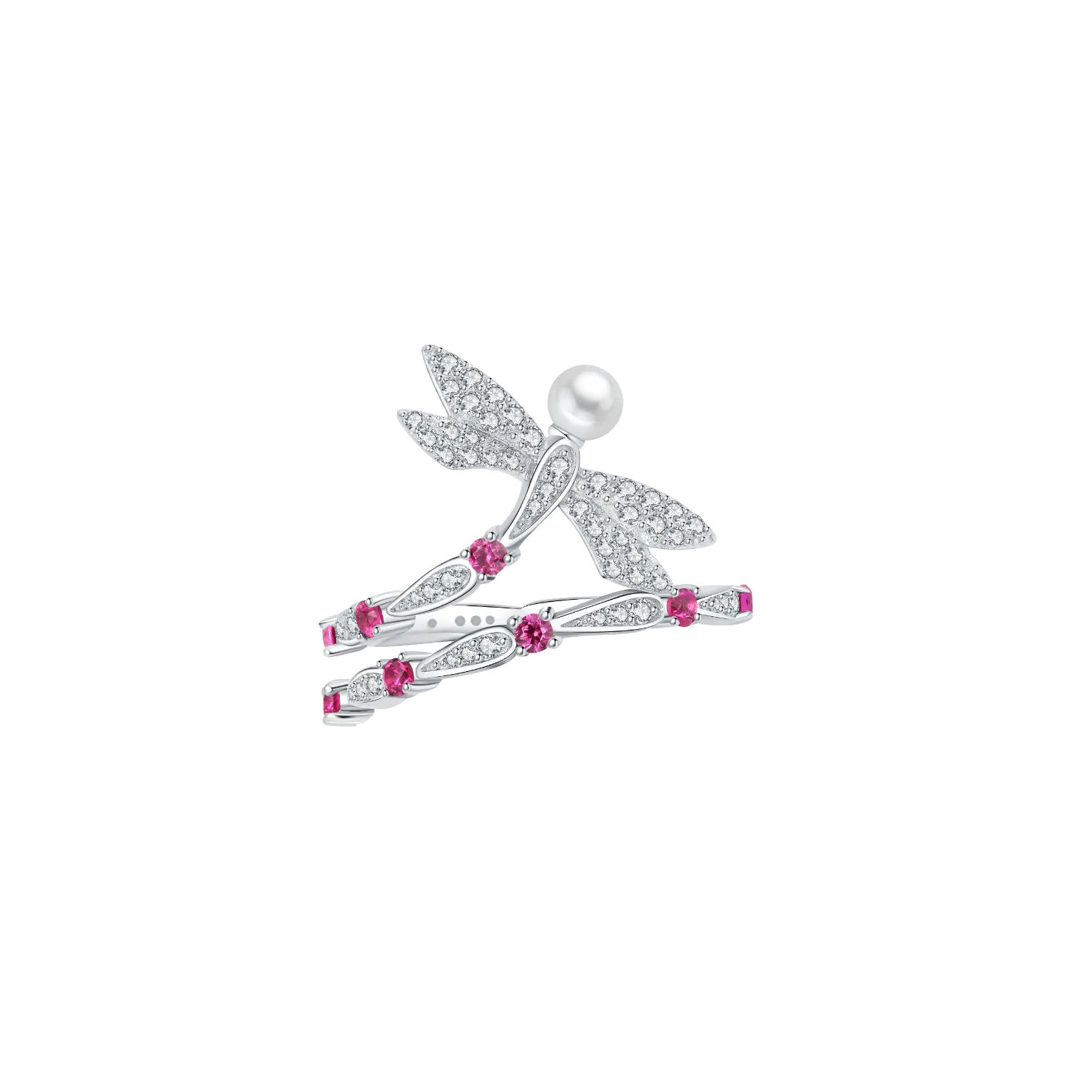 Dragonfly Statement Ring