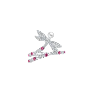 Dragonfly Statement Ring