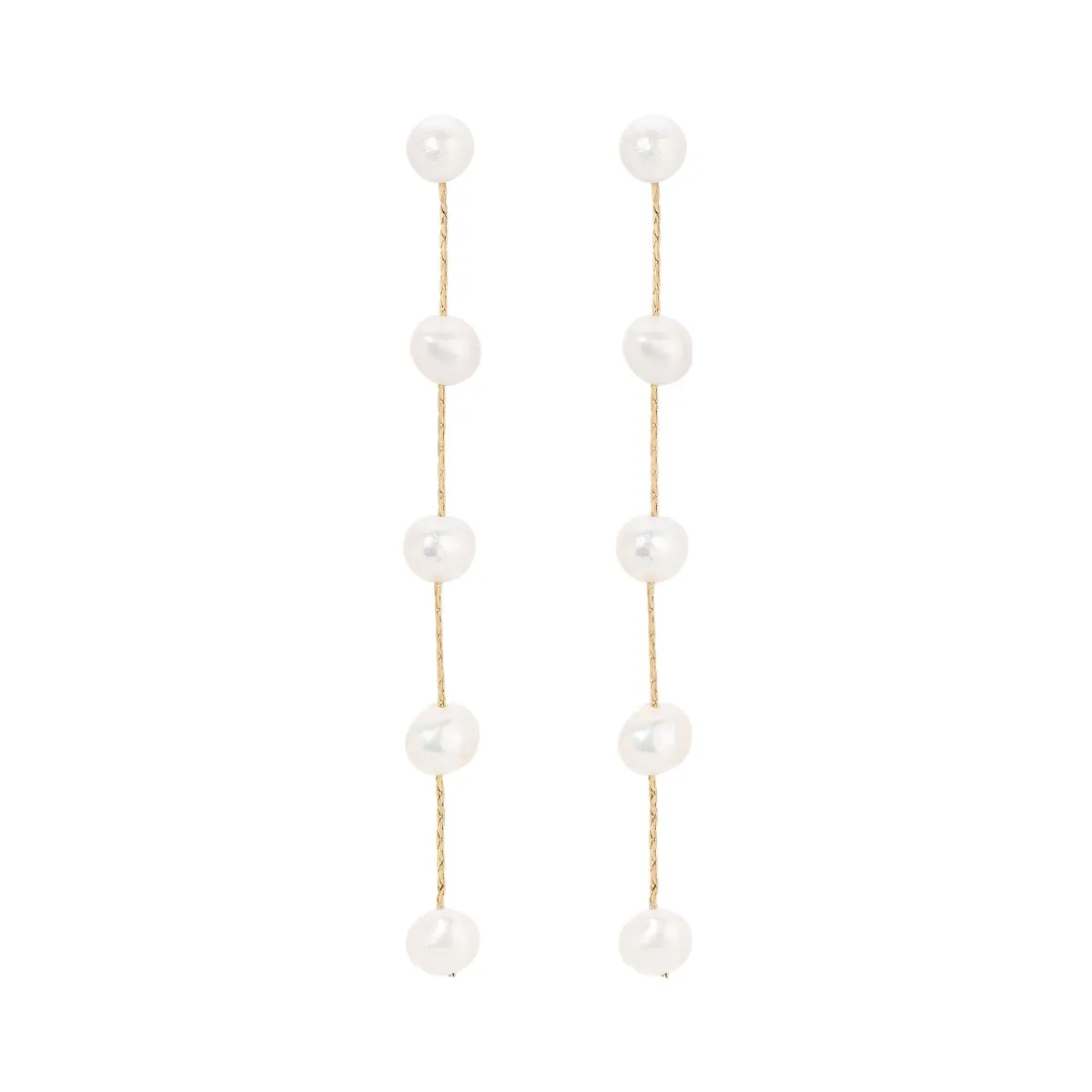 Dripping Pearl Drop Earrings