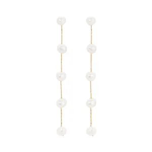 Dripping Pearl Drop Earrings