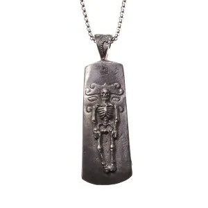 Entombed Skeleton Pendant Necklace