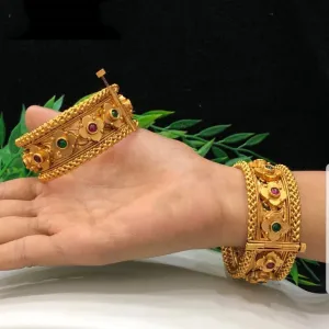 Floral Style Kada Bangles