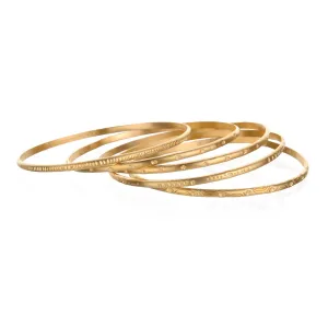 Gold Melody Bracelet Bangle