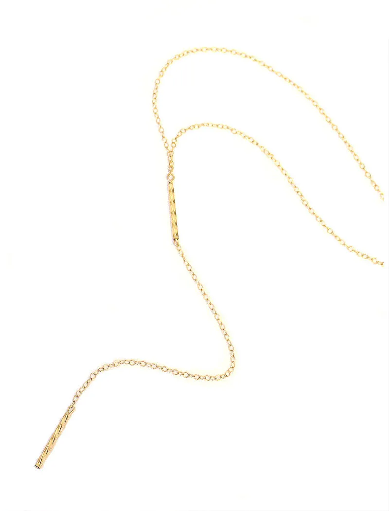 GOLD Y Necklace