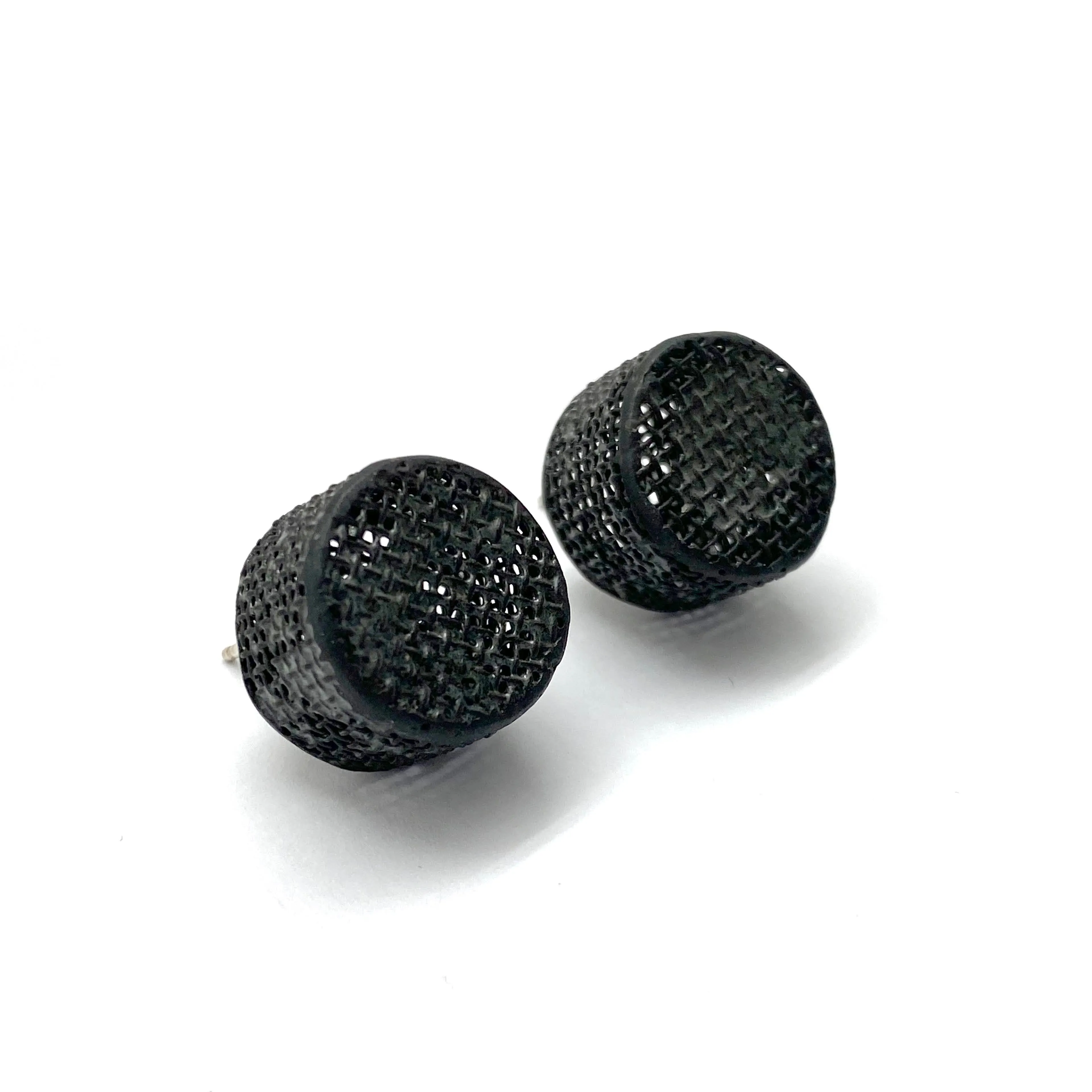 Hollow Mesh Circle Studs