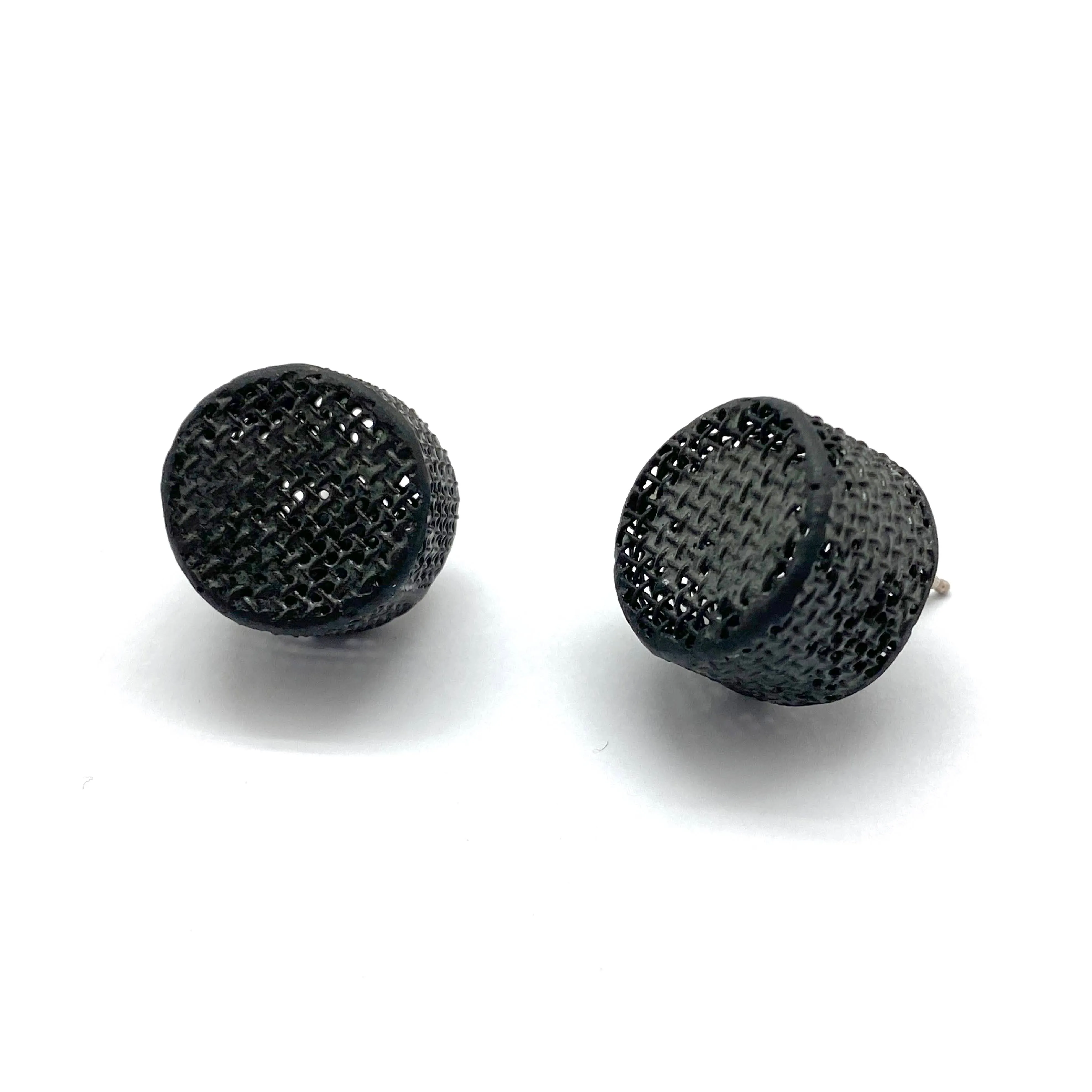 Hollow Mesh Circle Studs