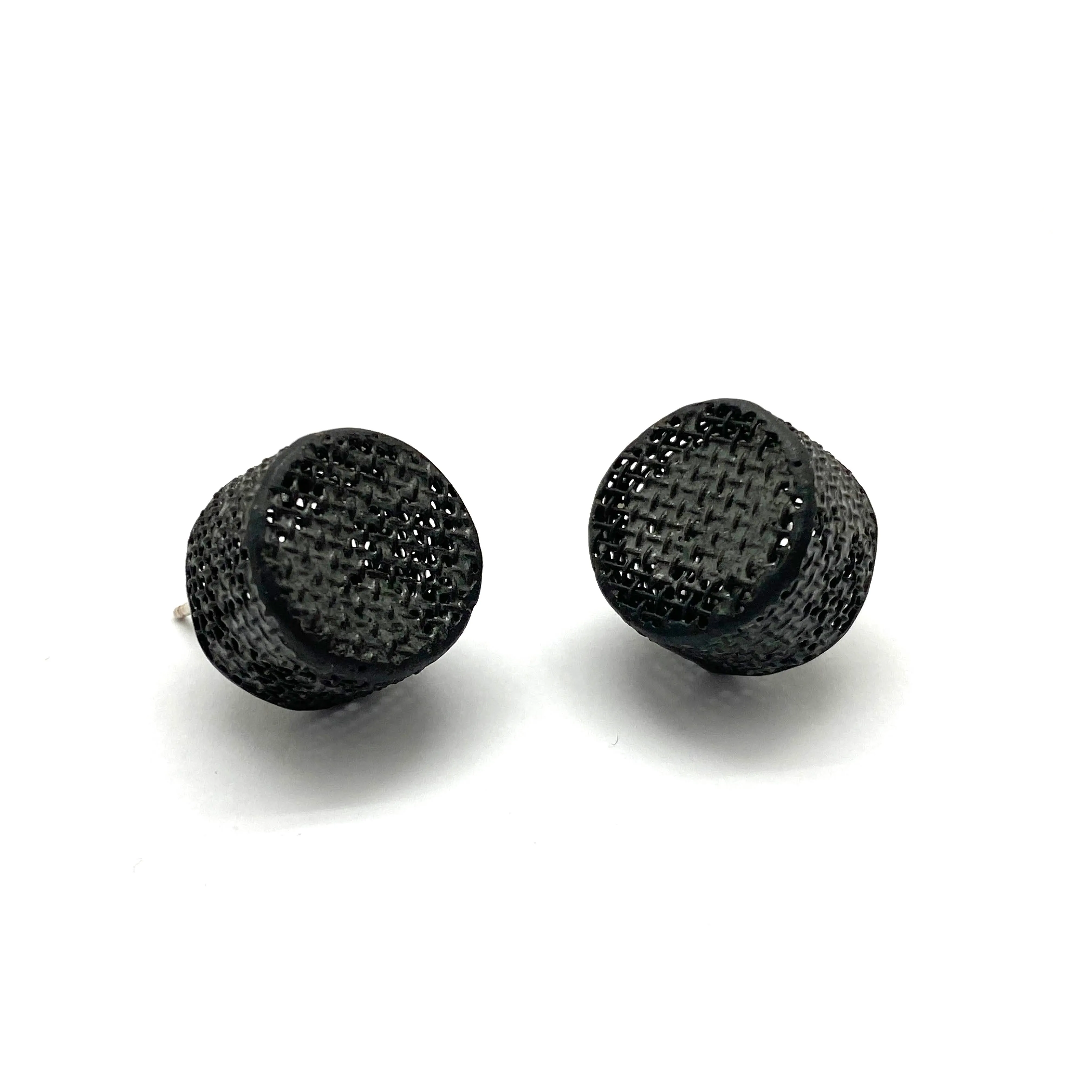 Hollow Mesh Circle Studs