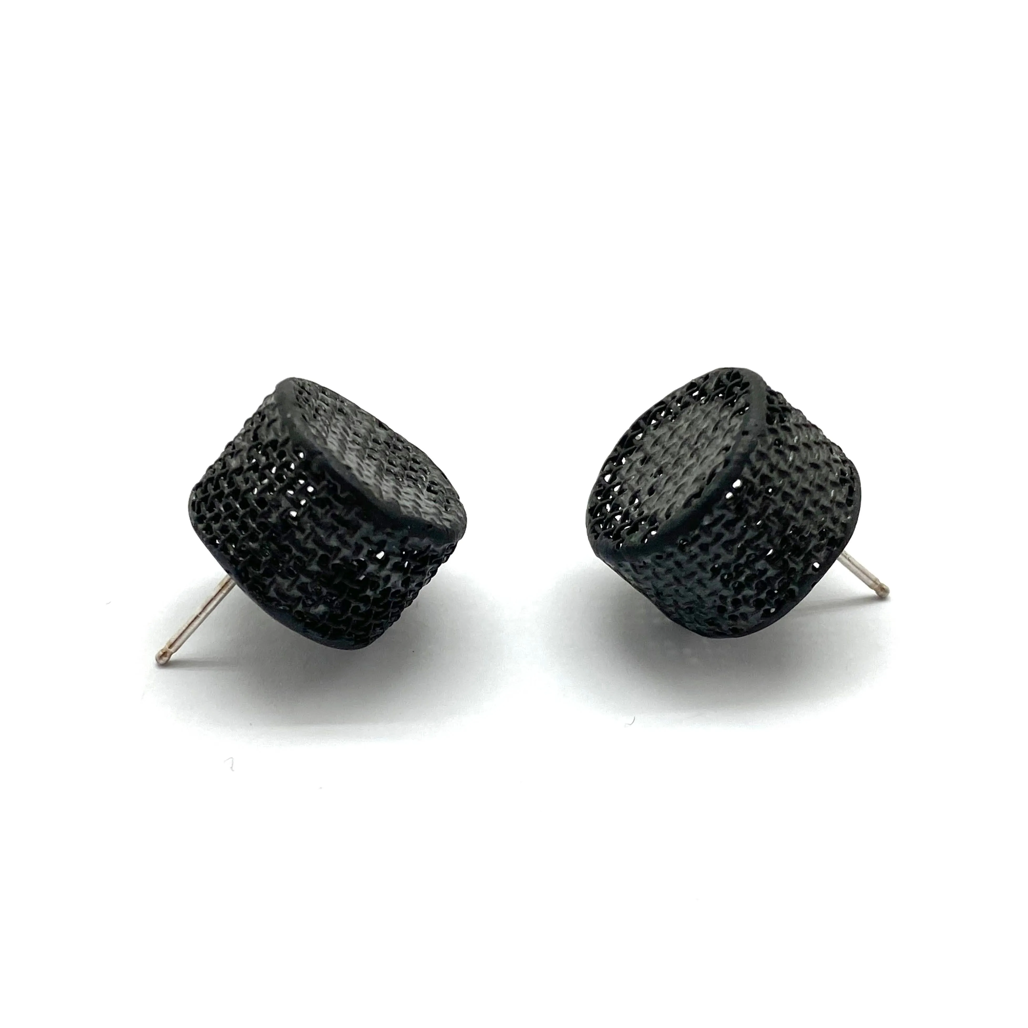 Hollow Mesh Circle Studs