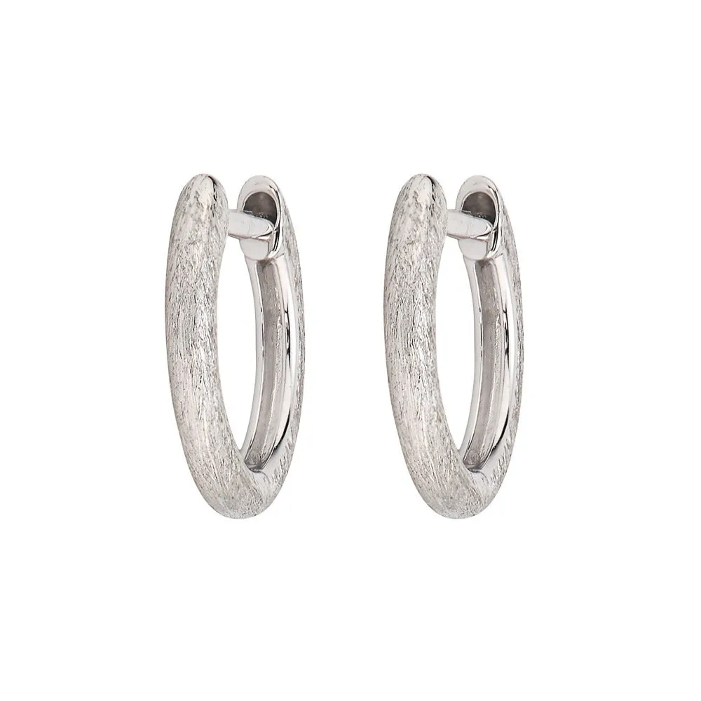 Jude Frances Plain Delicate Hoop Earrings