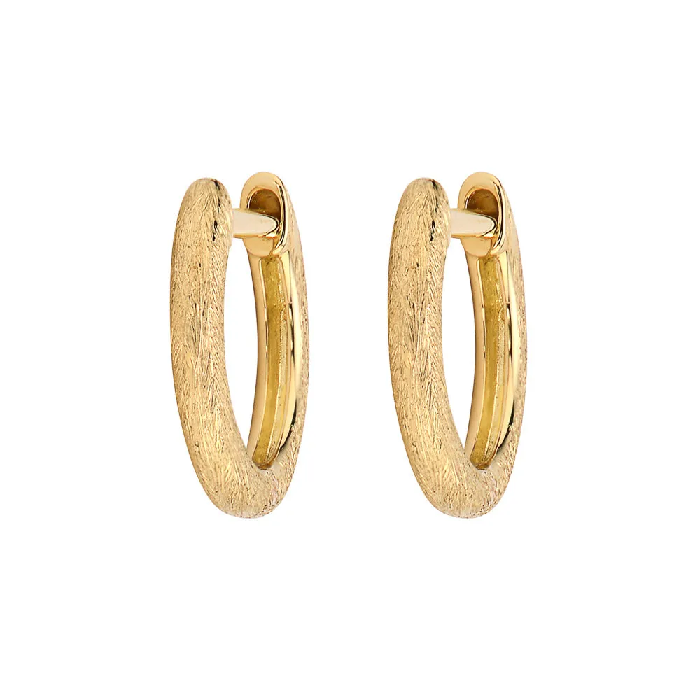 Jude Frances Plain Delicate Hoop Earrings