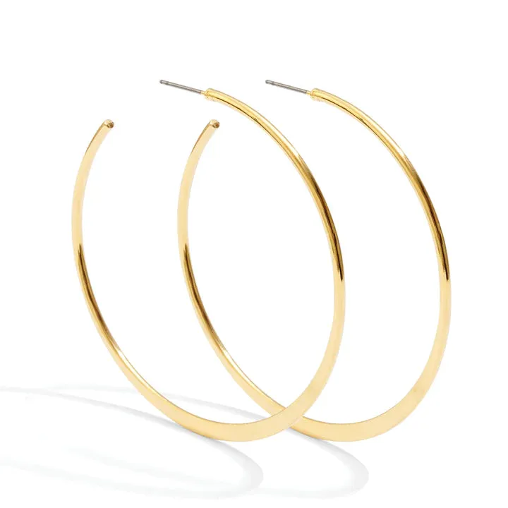 Large Delicate Hoops