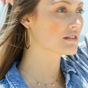 Large Delicate Hoops