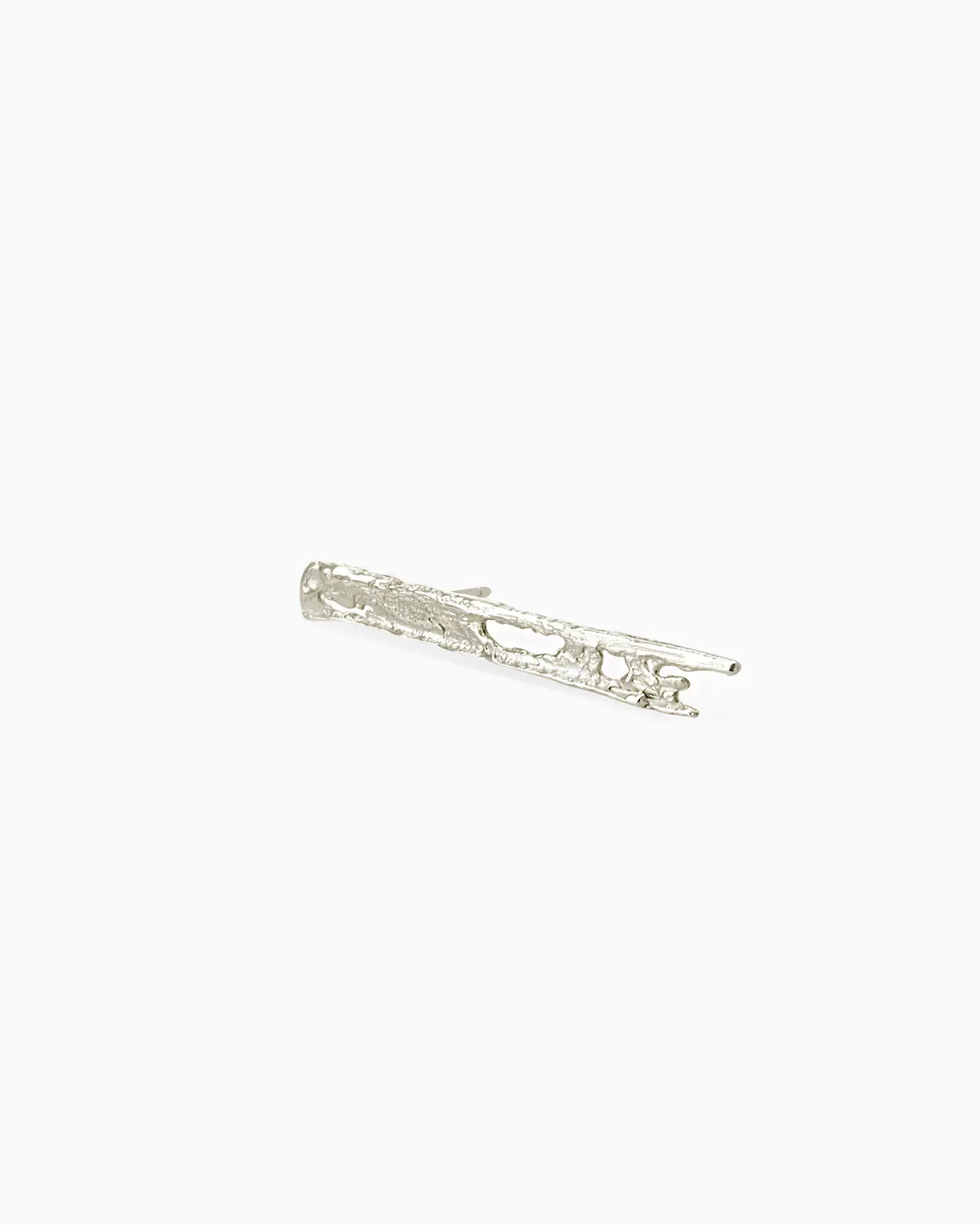 Linen Ear Pin 1.0 | Silver