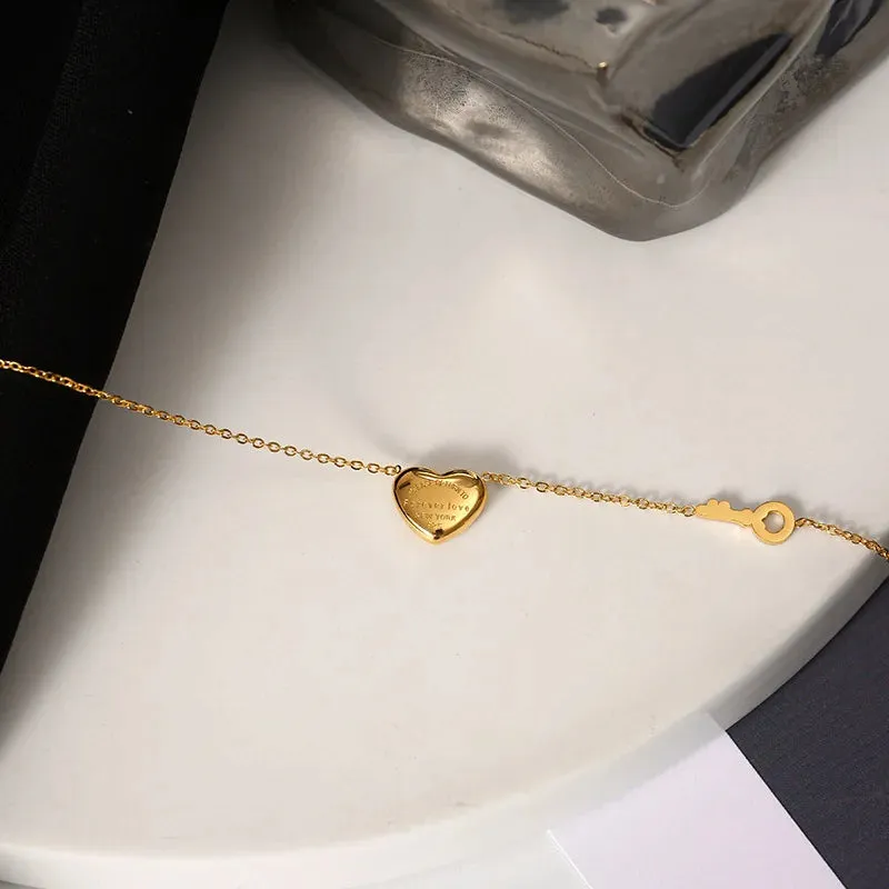 Love Heart Pendant Necklace