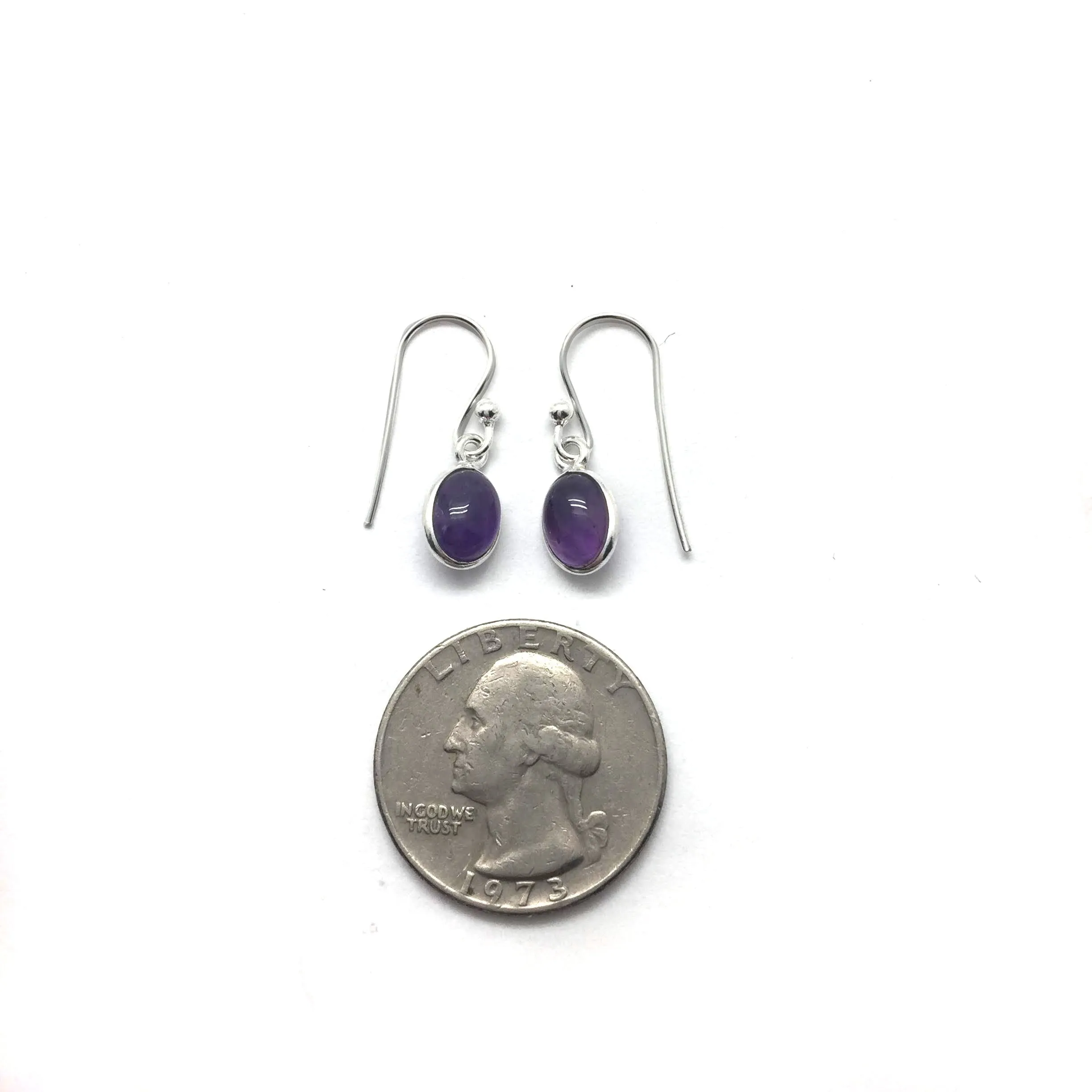 Mini Amethyst Hooks