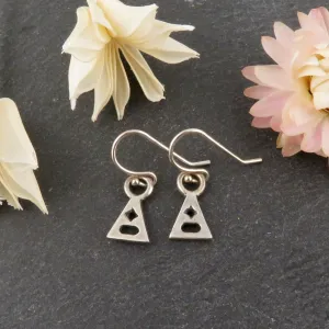 Mini Geo Skirt Earrings