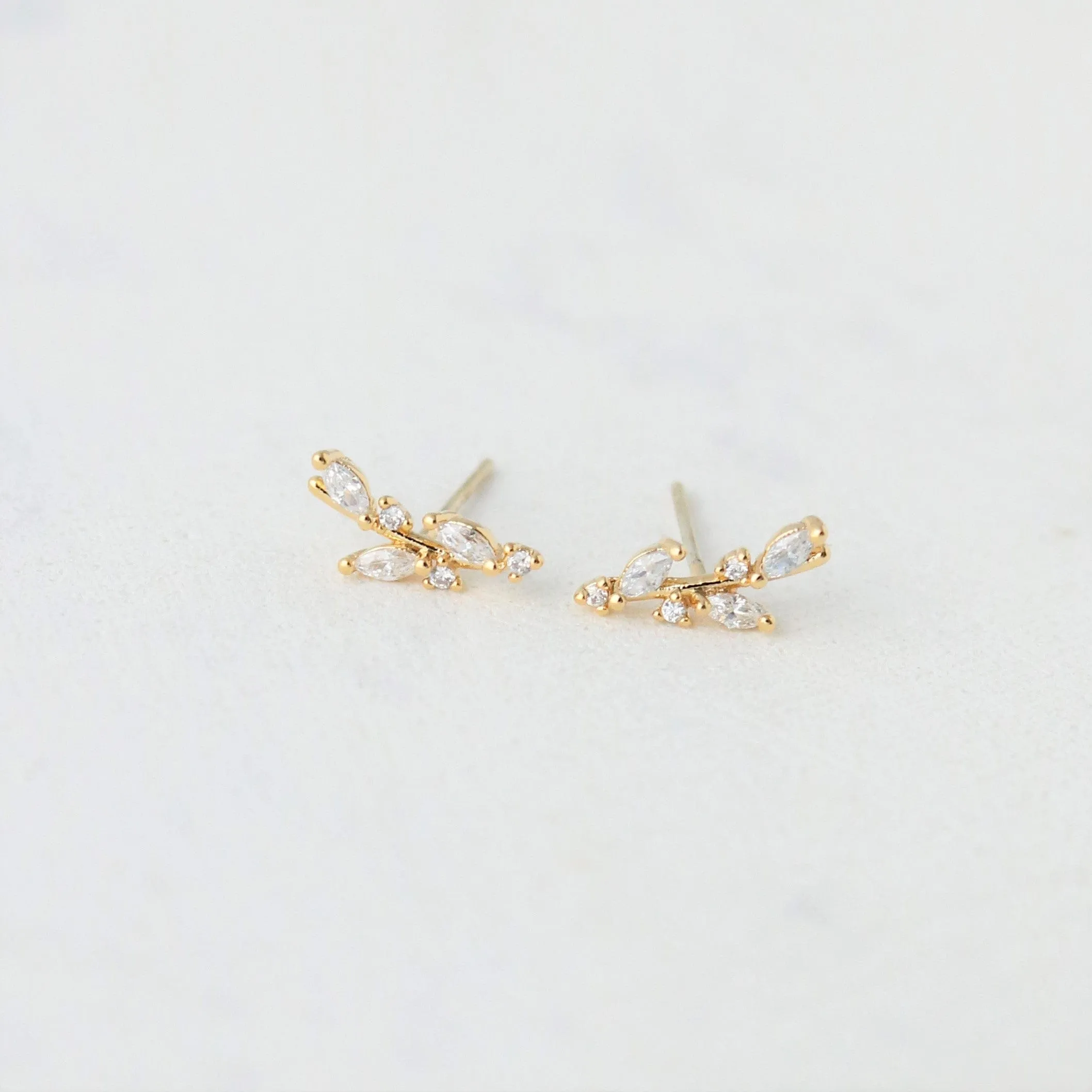 Olive Climber Earrings