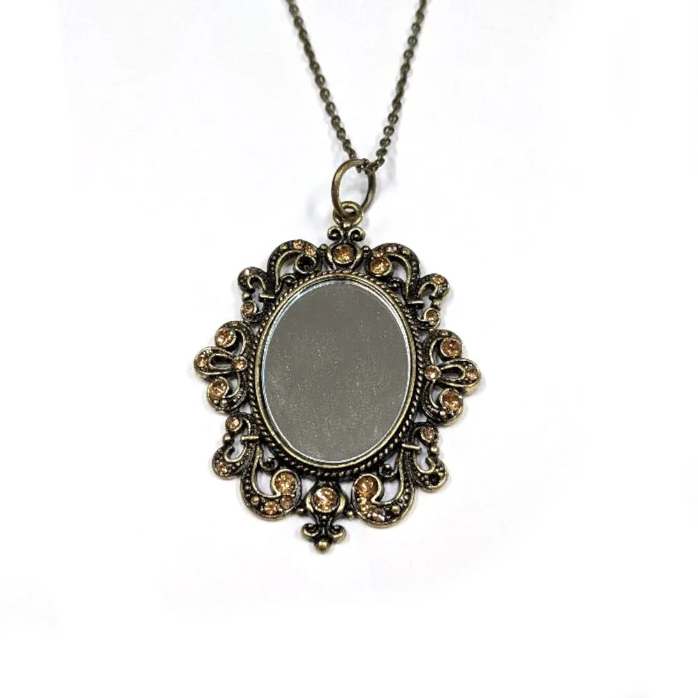 Ornate Mirror Necklace