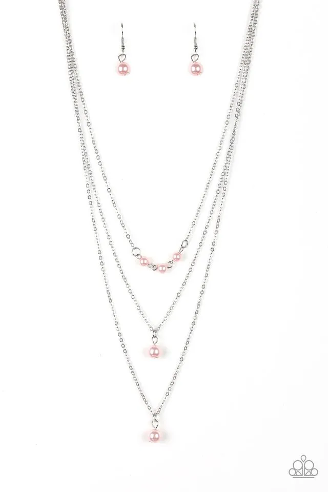 Paparazzi Necklace ~ High Heels and Hustle - Pink