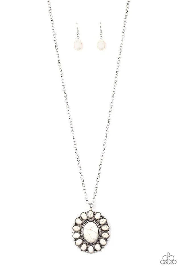 Paparazzi Necklace ~ Rancho Roamer - White