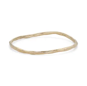 Rock Bangle 9ct Gold